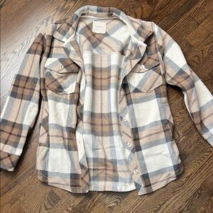 Thread and supply shacket - S